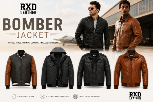 Bomber Leather Jackets: A Complete Guide to Style, Fit, Leather & Custom Design