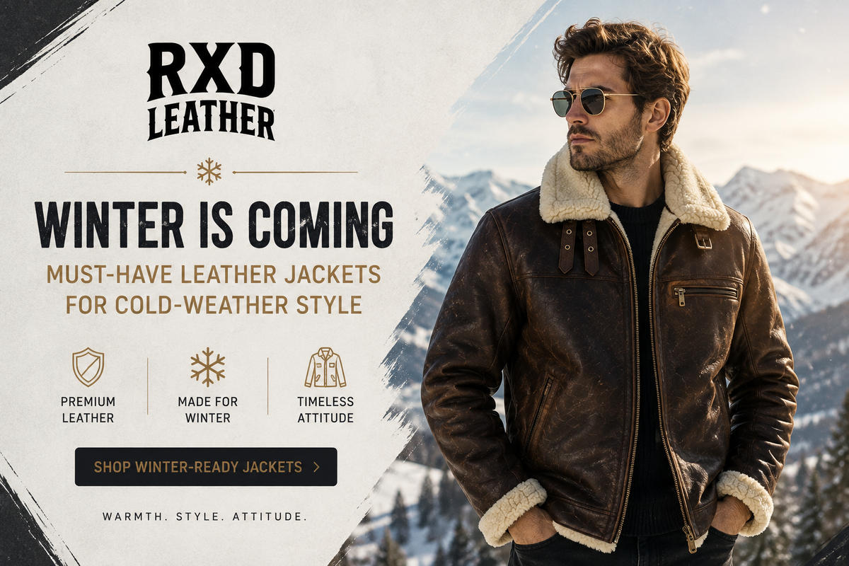 Men's Shearling Leather Jacket Guide: Styles & Buying Tips | RXD Leather