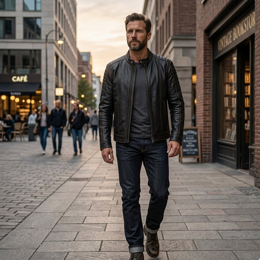 The Complete Guide to the Men's Leather Biker Jacket