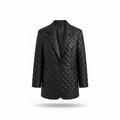 Women's tailored black leather blazer – RXD Leather