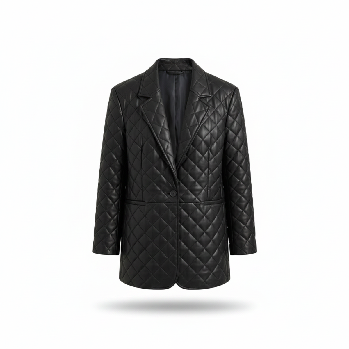 Women's Tailored Leather Blazer Smart Formal Casual Style Coat Outfits - RXD Leather 00393
