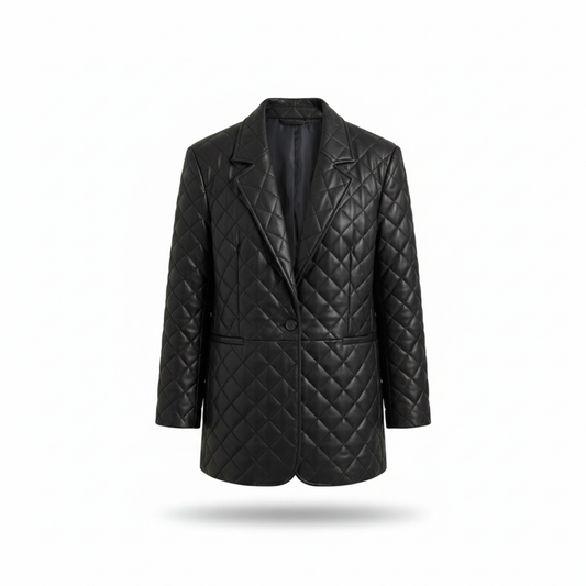 Women's Tailored Leather Blazer Smart Formal Casual Style Coat Outfits - RXD Leather 00393 2000