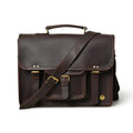 Vintage brown leather laptop bag – RXD Leather