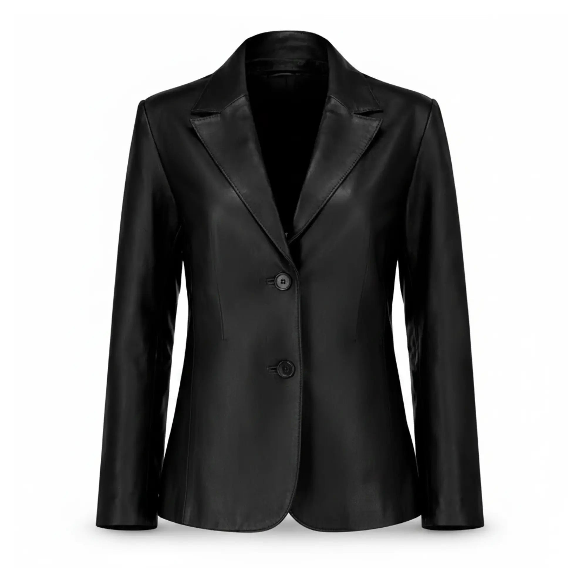 Women Real Leather Blazer Jacket for Casual Office Party Wear Clothing - RXD Leather 0015