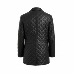 Women's Tailored Leather Blazer Smart Formal Casual Style Coat Outfits - RXD Leather 00393 