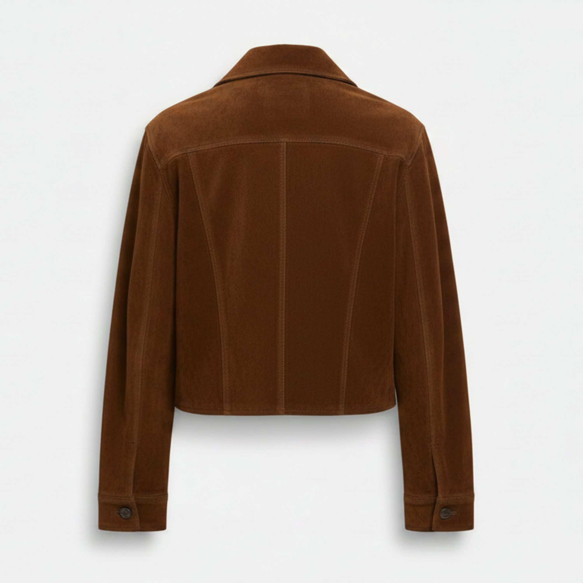 Women's leather blazer with button front – RXD Leather