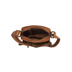 Vintage Style Leather Shoulder Bag for Daily Use - RXD Leather 0055
