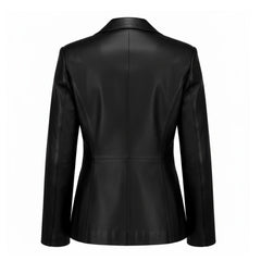 Women Real Leather Blazer Jacket for Casual Office Party Wear Clothing - RXD Leather 0015 