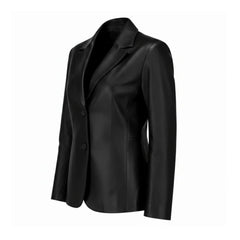 Women Real Leather Blazer Jacket for Casual Office Party Wear Clothing - RXD Leather 0015 