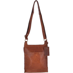 Leather Shoulder Bag Cognac Full Grain Crossbody Bag - RXD Leather 0058