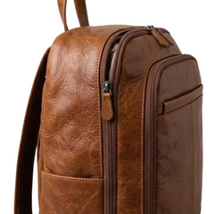 Leather Backpack Laptop 15 Inch Smart Travel Backpack - RXD Leather 0047