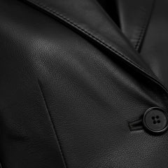 Women Real Leather Blazer Jacket for Casual Office Party Wear Clothing - RXD Leather 0015 