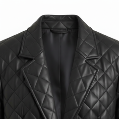 Women's Tailored Leather Blazer Smart Formal Casual Style Coat Outfits - RXD Leather 00393 