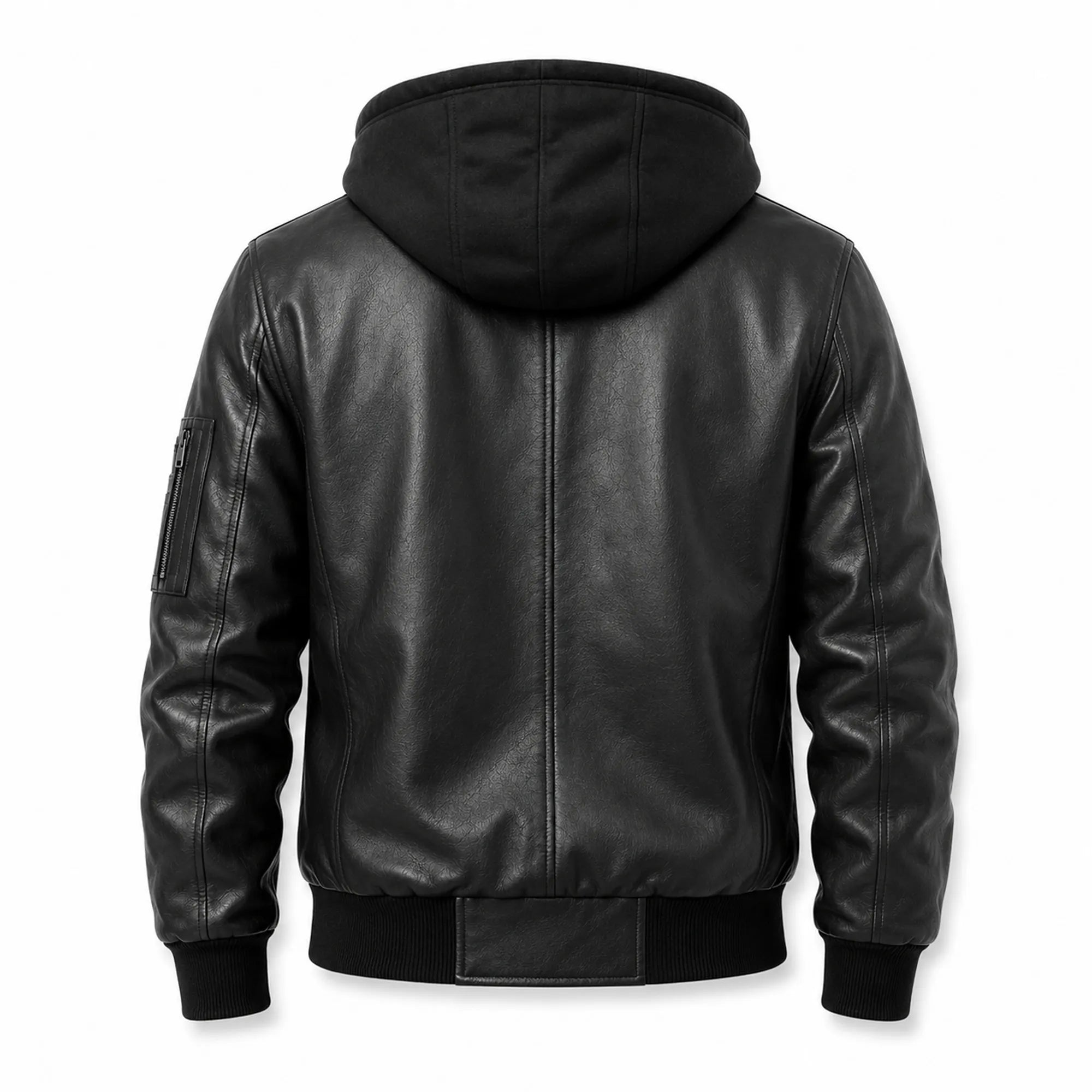 Men's black distressed streetwear jacket – RXD Leather