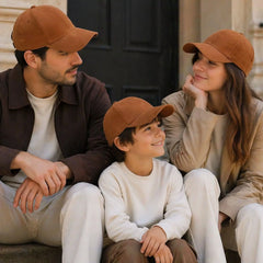 Brown Suede Leather Baseball Cap Stylish Casual Everyday Wear - Rxd Leather 0048