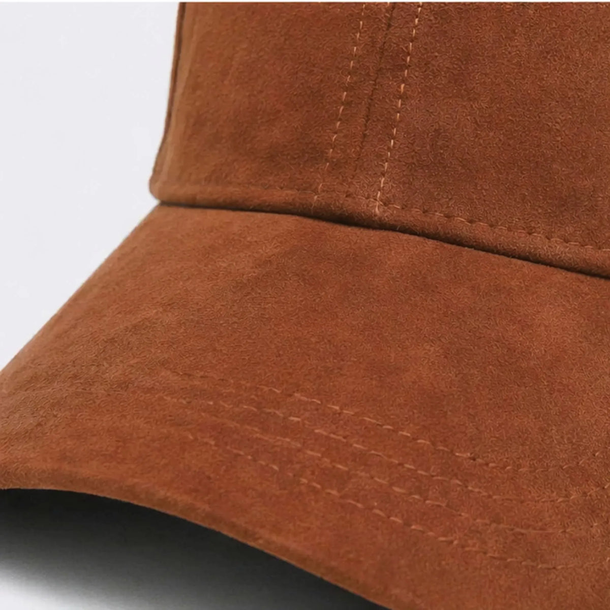 Brown suede baseball cap styled – RXD Leather