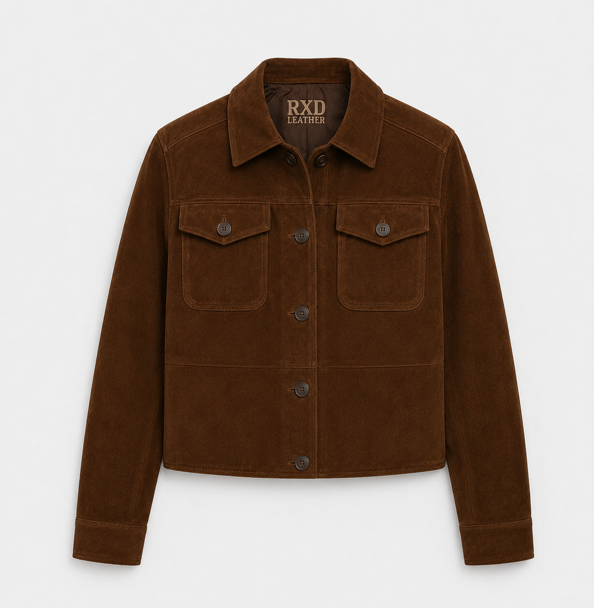 Women's classic collar leather blazer – RXD Leather