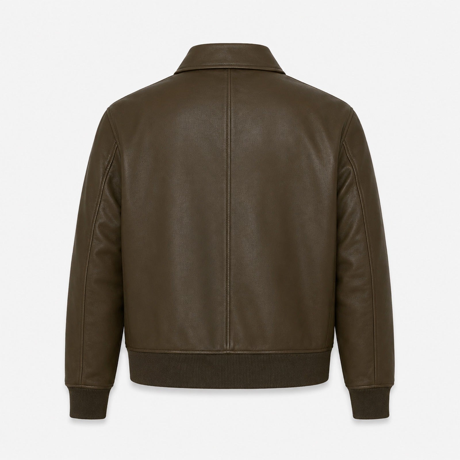 Mens Black Lambskin Leather Flight Bomber Jacket Classic Style Outfits - RXD Leather 00476 