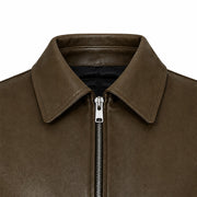 Men's black leather flight jacket – RXD Leather
