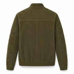 Men's Suede Leather Cafe Racer Jacket Modern Biker Style Jacket Coats - RXD Leather 00507