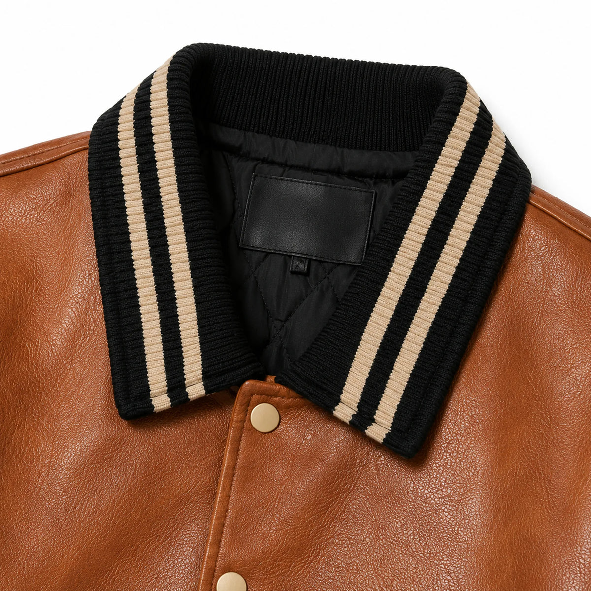 Men's leather varsity bomber jacket – RXD Leather
