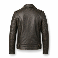 Men's goatskin leather jacket with quilted lining – RXD Leather