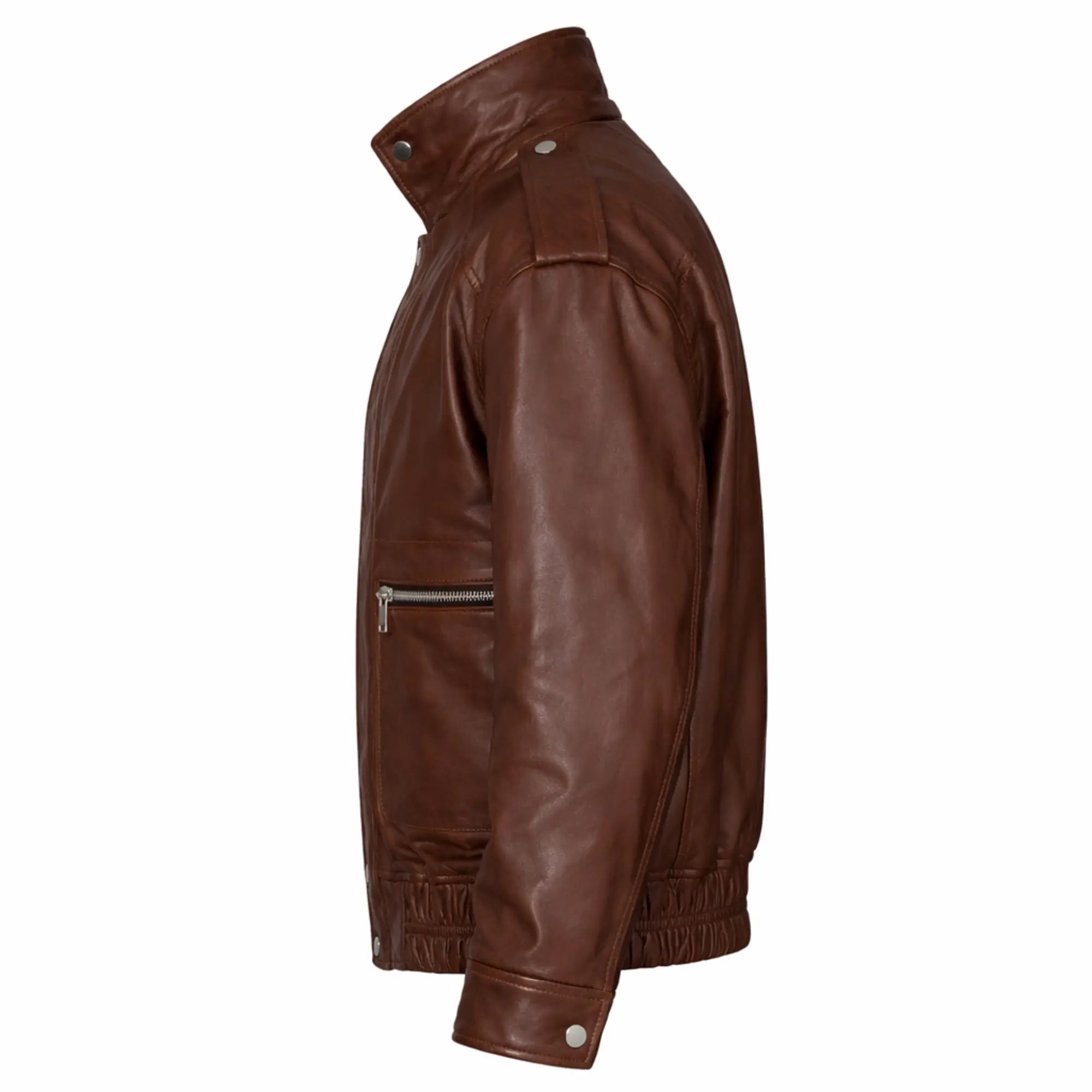 Men's vintage brown leather bomber jacket – RXD Leather