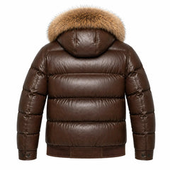 Men's brown lambskin bomber jacket – RXD Leather