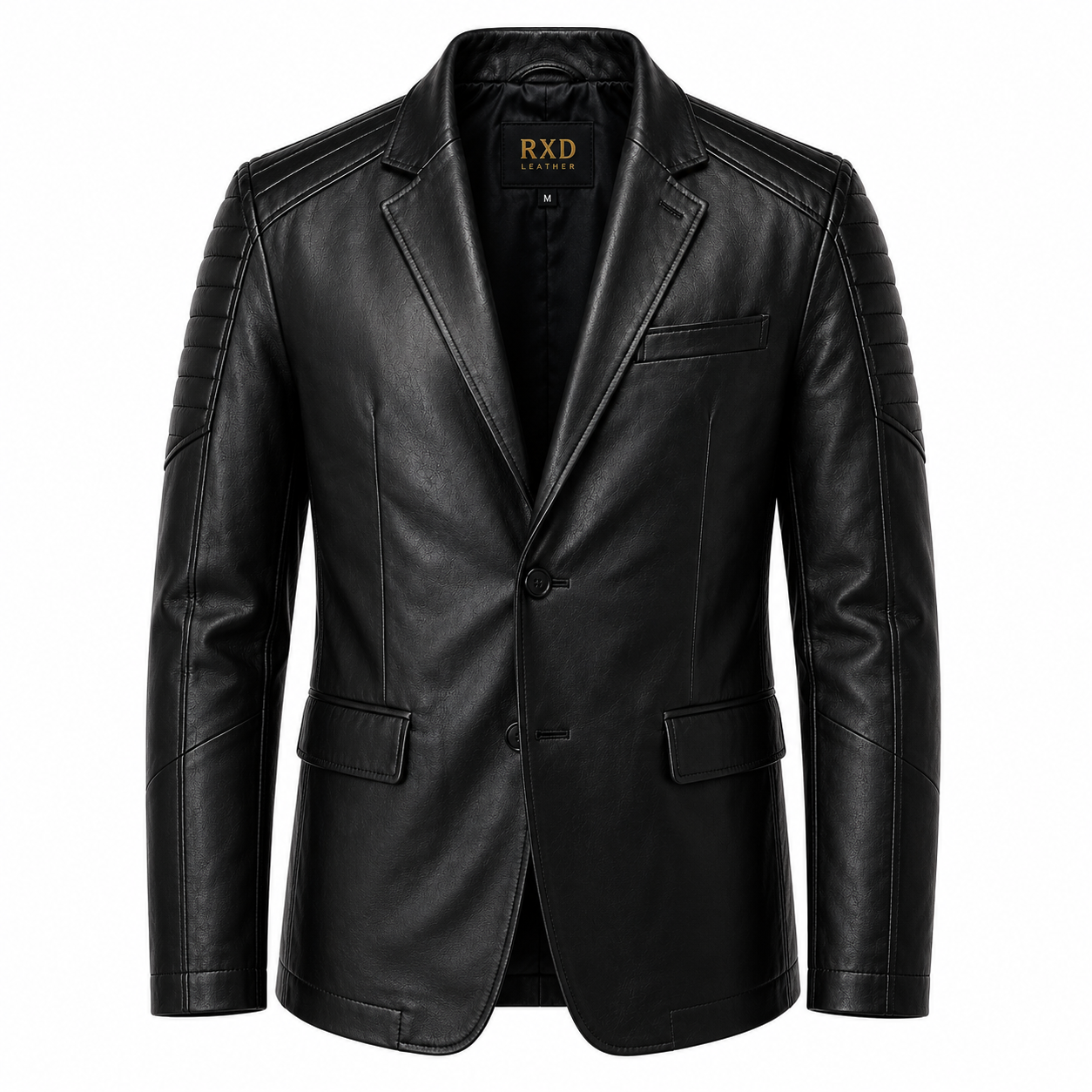 Men's classic leather blazer jacket – RXD Leather
