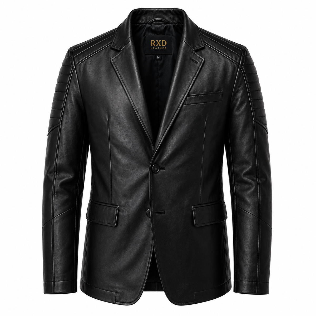 Men's classic leather blazer jacket – RXD Leather