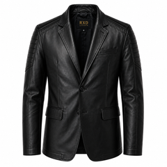 Men's classic leather blazer jacket – RXD Leather