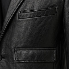 Men's tailored leather blazer jacket – RXD Leather