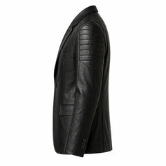 Men's classic leather blazer back – RXD Leather