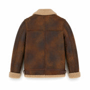 Men's distressed brown cowhide leather jacket – RXD Leather