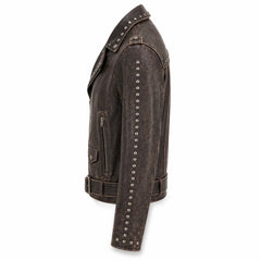Men's fine grain leather jacket with soft lining – RXD Leather