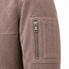 Men's goat suede MA-1 bomber styled – RXD Leather