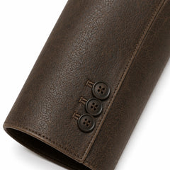 Men's Napa leather western blazer detail – RXD Leather