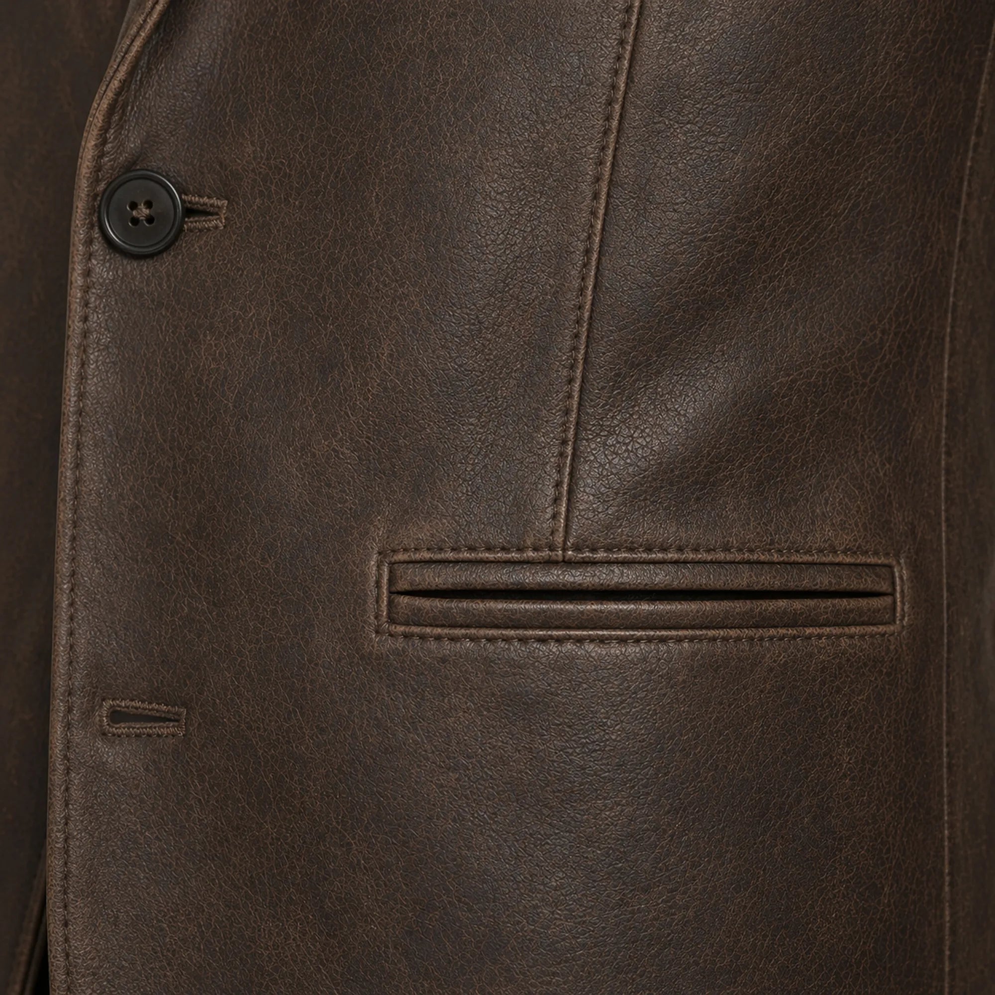 Men's western leather blazer back – RXD Leather