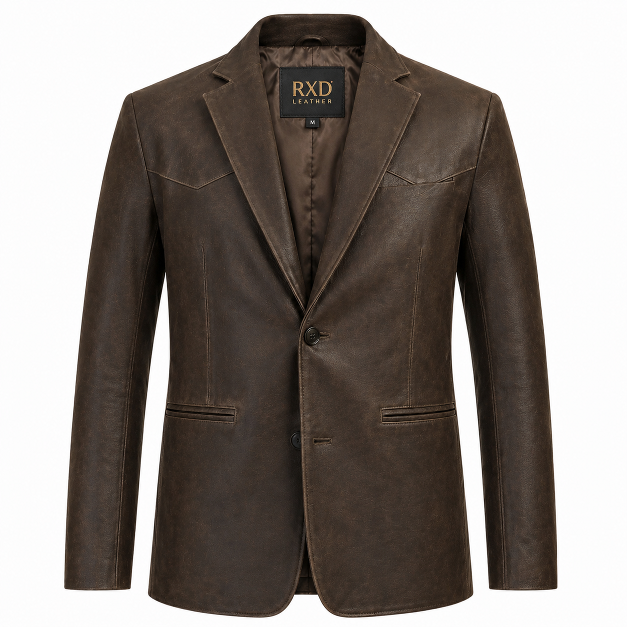 Men's Napa leather western style blazer – RXD Leather