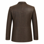 Men's genuine Napa leather blazer – RXD Leather