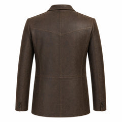 Men's genuine Napa leather blazer – RXD Leather