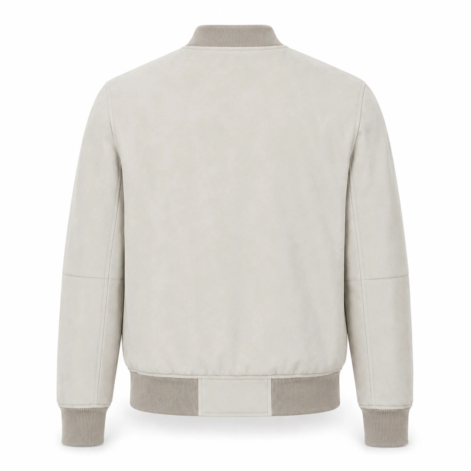 Men's blue suede bomber with cashmere lining – RXD Leather