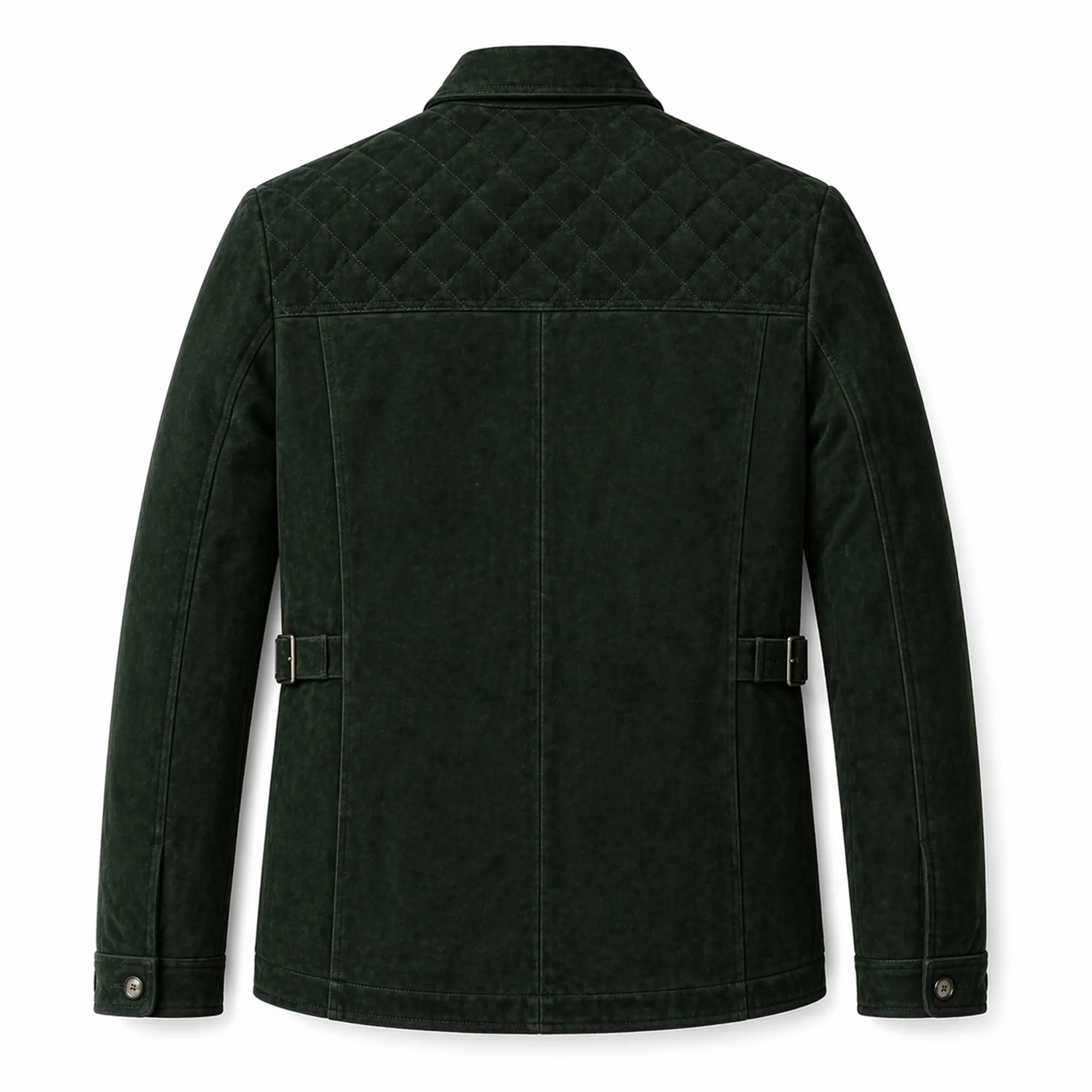 Men's safari green suede jacket – RXD Leather