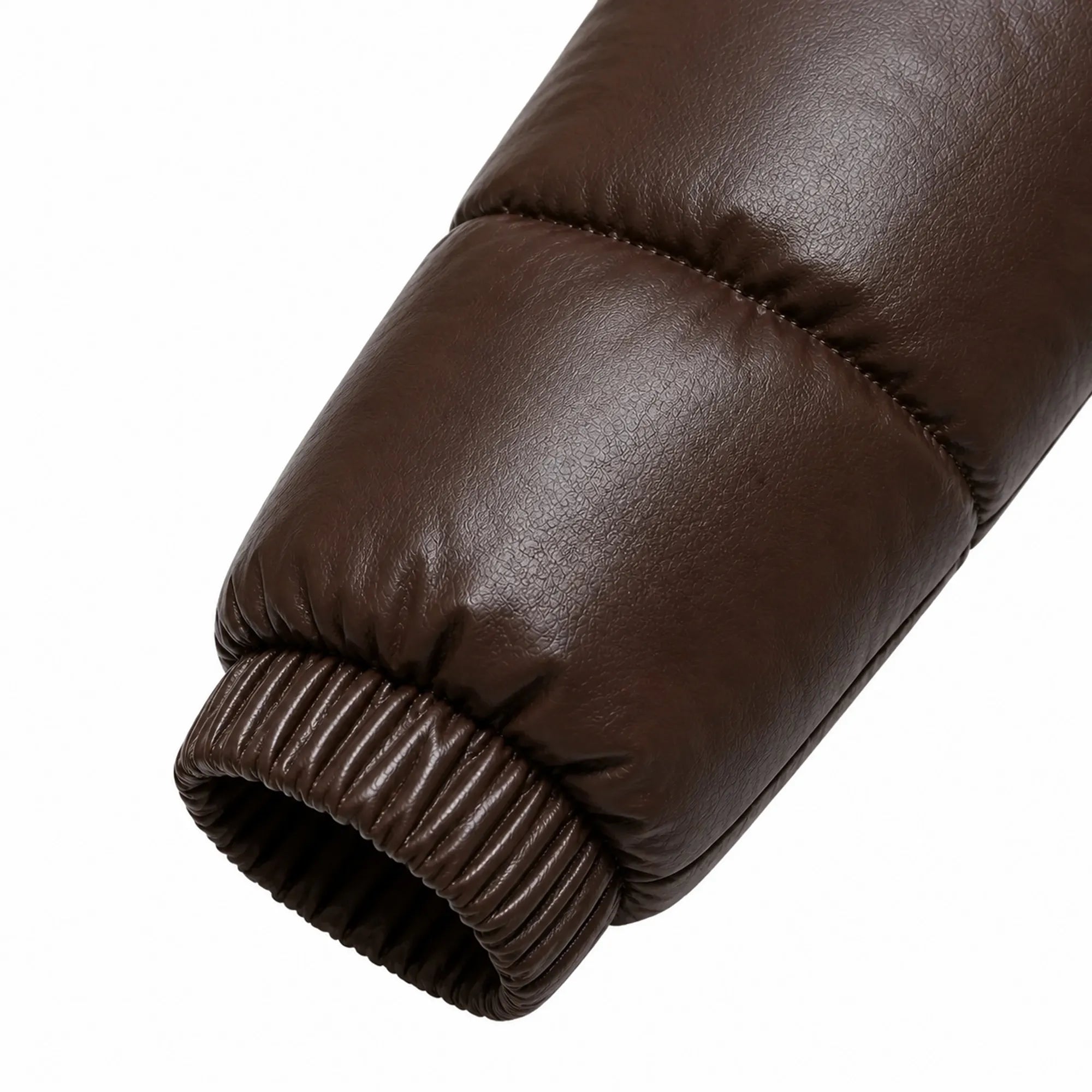 Men's sheep leather hooded puffer styled – RXD Leather