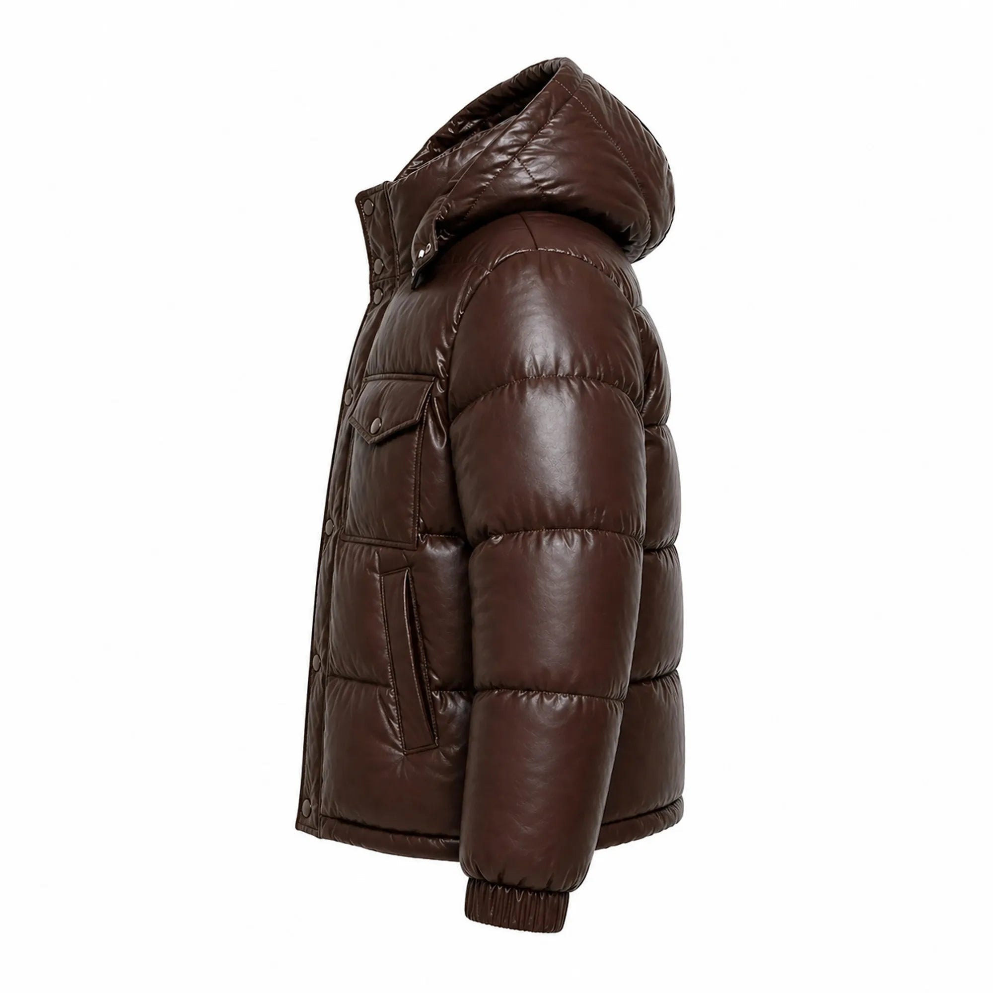 Men's warm sheep leather puffer jacket – RXD Leather