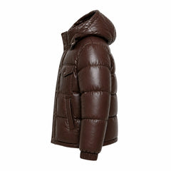 Men's warm sheep leather puffer jacket – RXD Leather