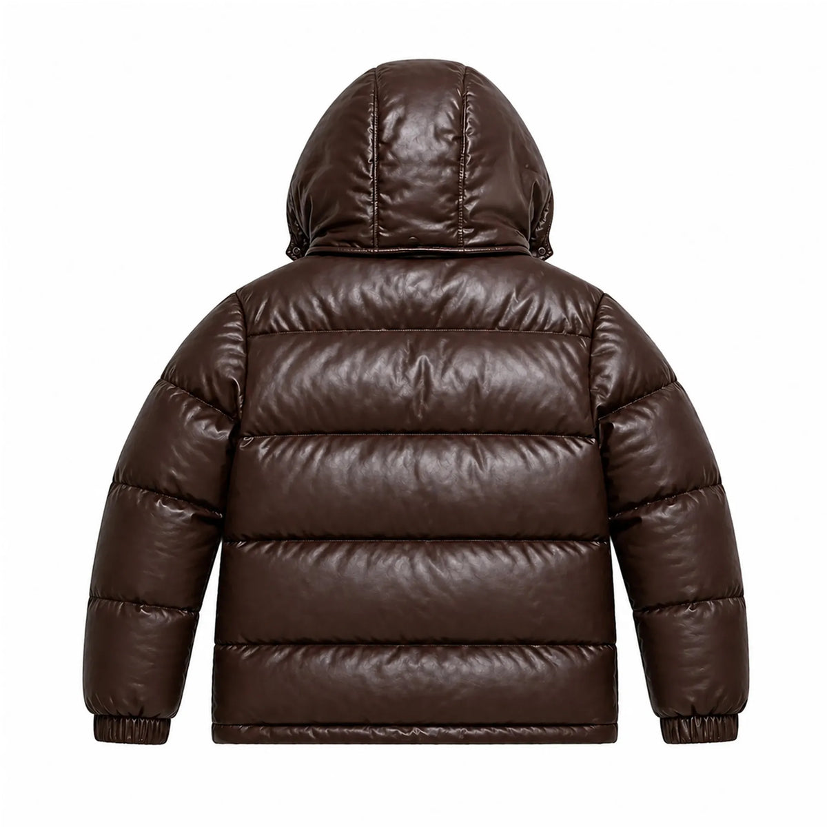 Men's handmade leather winter puffer coat – RXD Leather