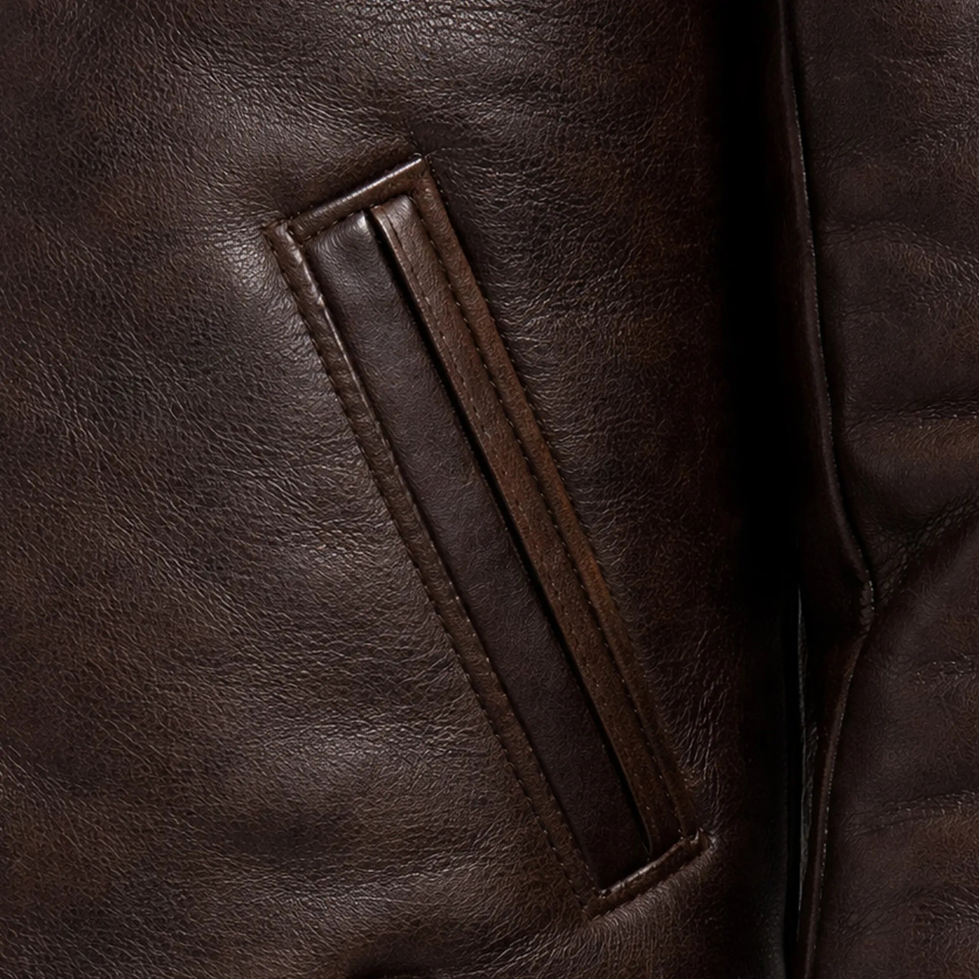 Men's Sheepskin RAF Shearling Aviator Leather Jacket Winter Coat Style -RXD Leather 0074