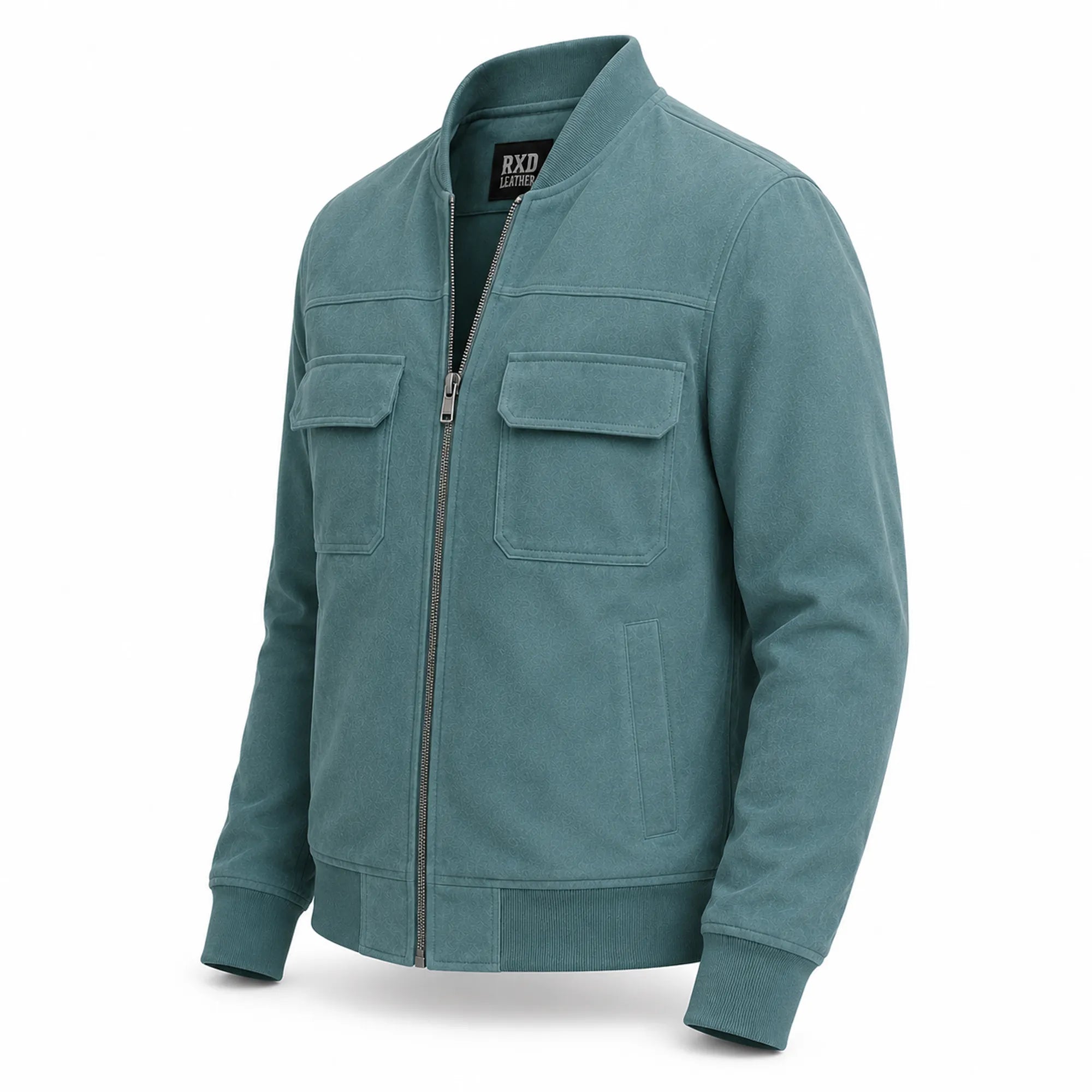 Men's casual suede bomber jacket – RXD Leather