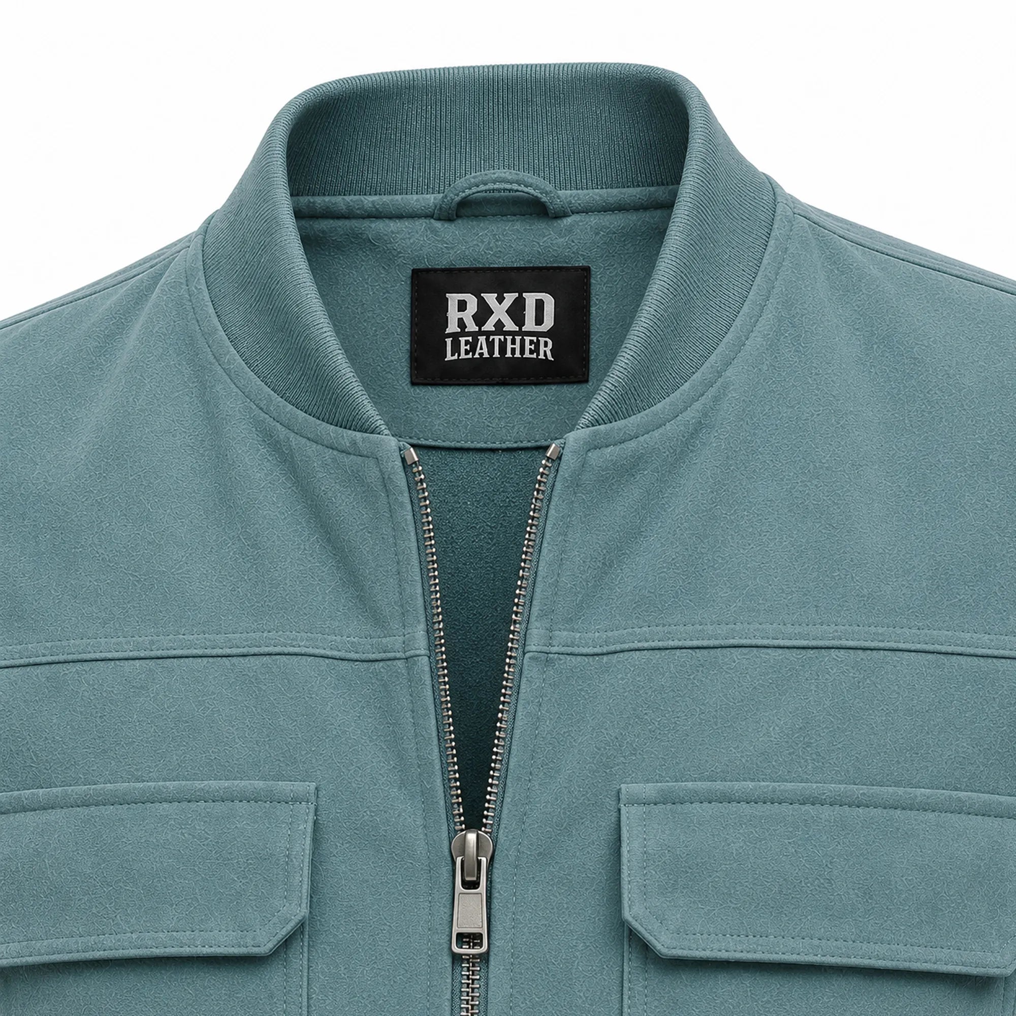 Men's suede stand collar jacket – RXD Leather